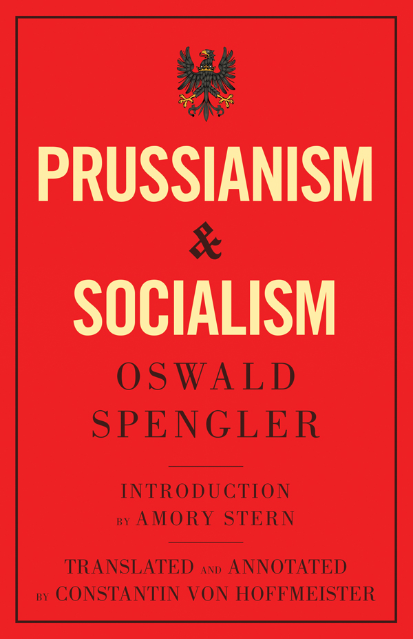 Prussianism and Socialism cover
